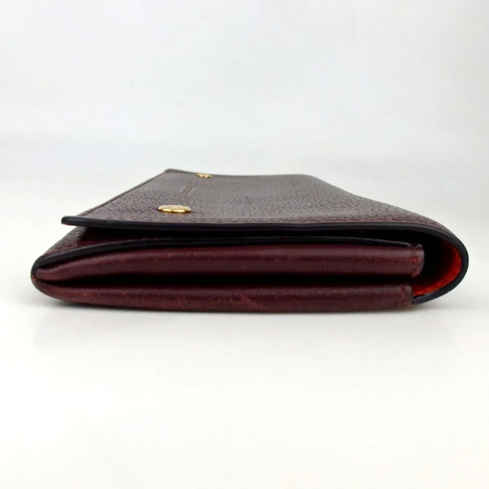 Authentic BURBERRY flap purse leather [Used] - Picture 4 of 12